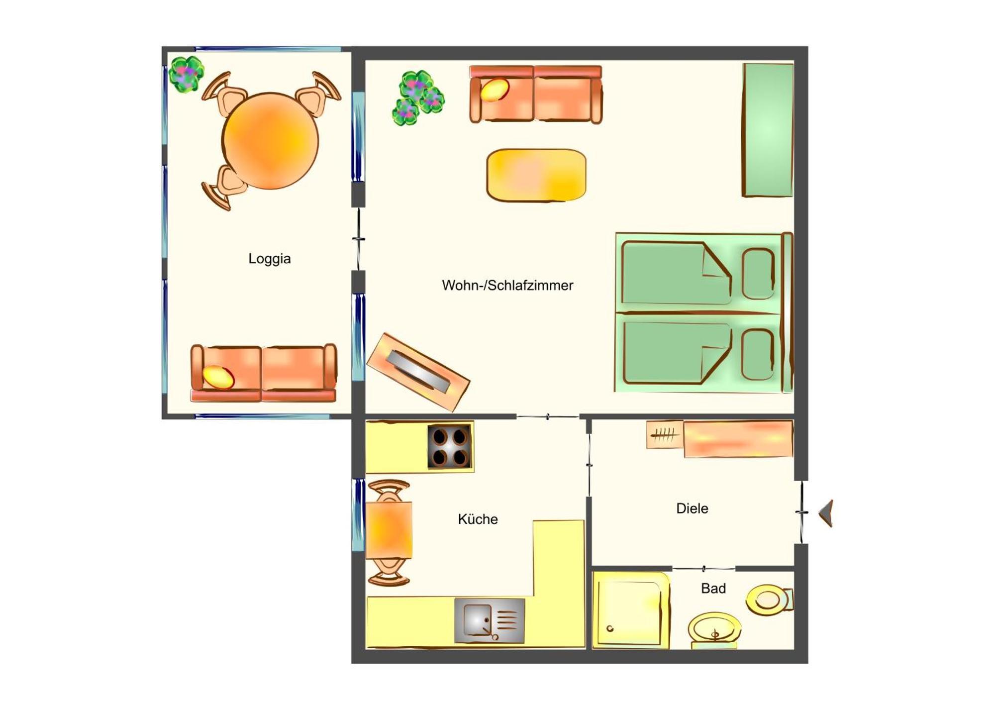 Villa Martha Apartment 3 Херингсдорф Экстерьер фото